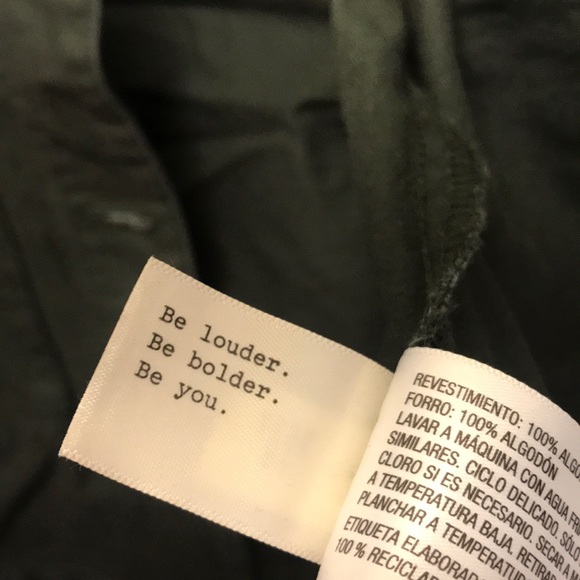 A New Day Forrest Green Military Jacket Size Med - Picture 5 of 7